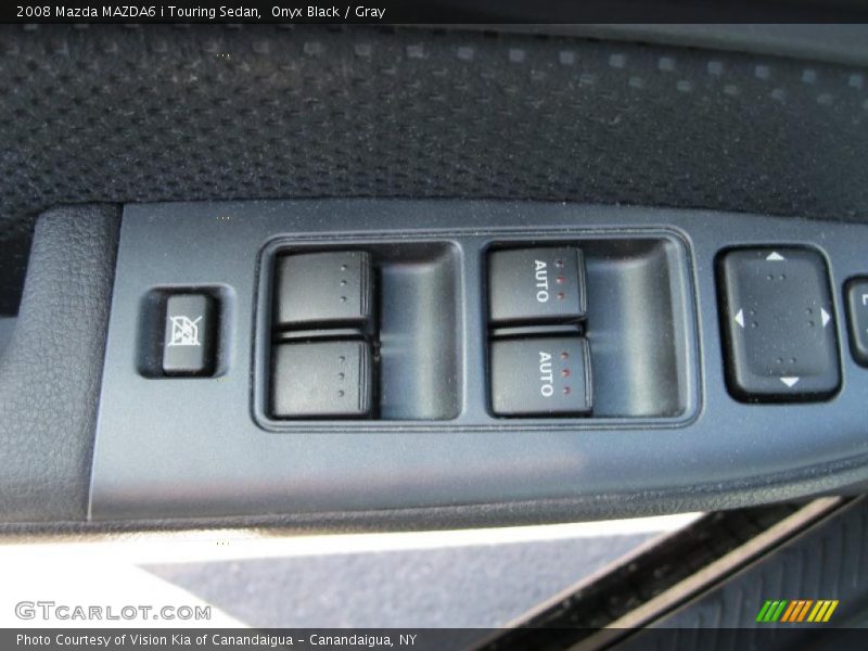 Onyx Black / Gray 2008 Mazda MAZDA6 i Touring Sedan