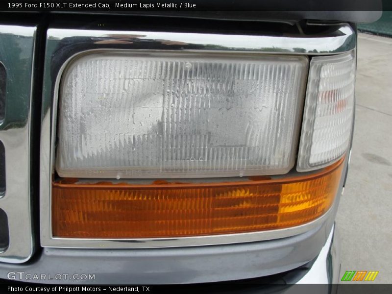 Medium Lapis Metallic / Blue 1995 Ford F150 XLT Extended Cab