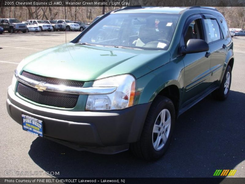 Meander Green Metallic / Light Gray 2005 Chevrolet Equinox LS AWD