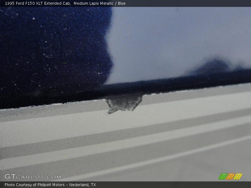 Medium Lapis Metallic / Blue 1995 Ford F150 XLT Extended Cab