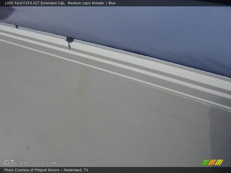 Medium Lapis Metallic / Blue 1995 Ford F150 XLT Extended Cab