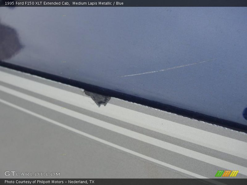 Medium Lapis Metallic / Blue 1995 Ford F150 XLT Extended Cab