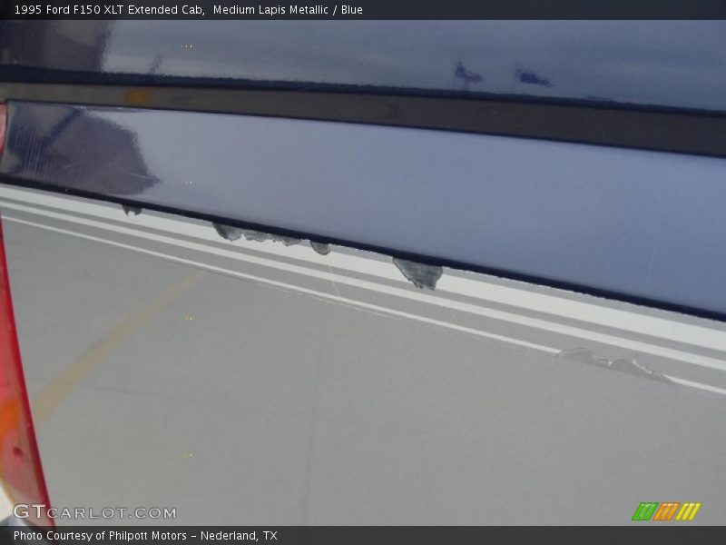 Medium Lapis Metallic / Blue 1995 Ford F150 XLT Extended Cab