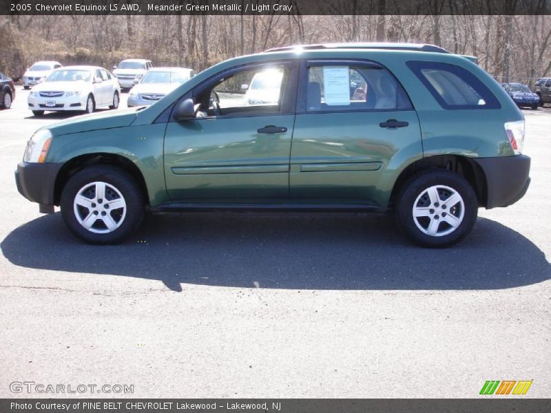 Meander Green Metallic / Light Gray 2005 Chevrolet Equinox LS AWD