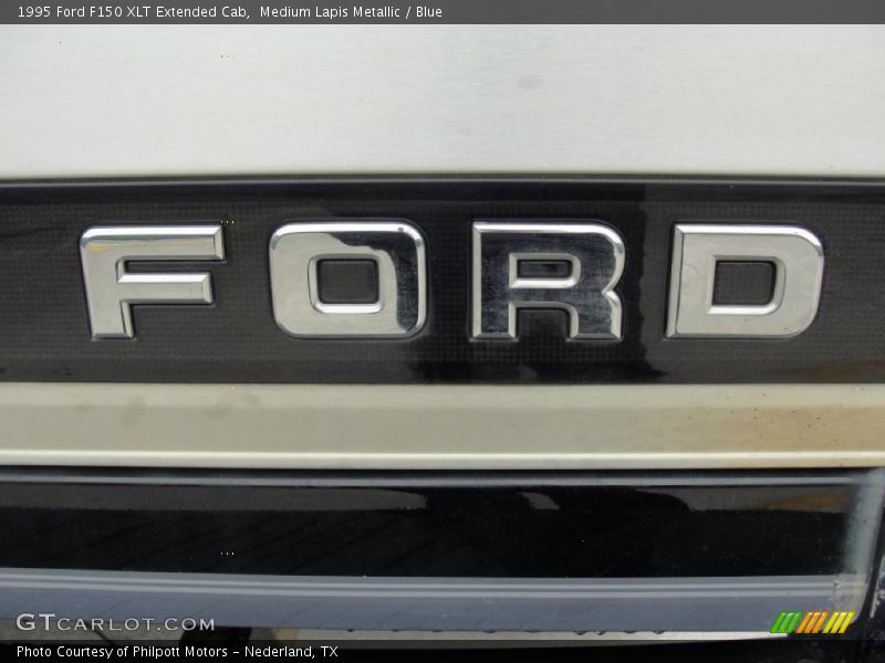 Medium Lapis Metallic / Blue 1995 Ford F150 XLT Extended Cab