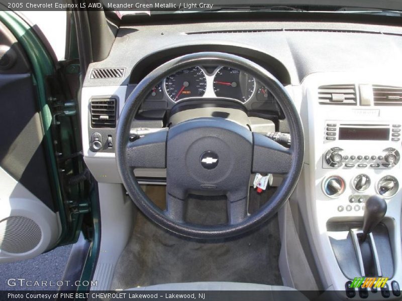 Meander Green Metallic / Light Gray 2005 Chevrolet Equinox LS AWD