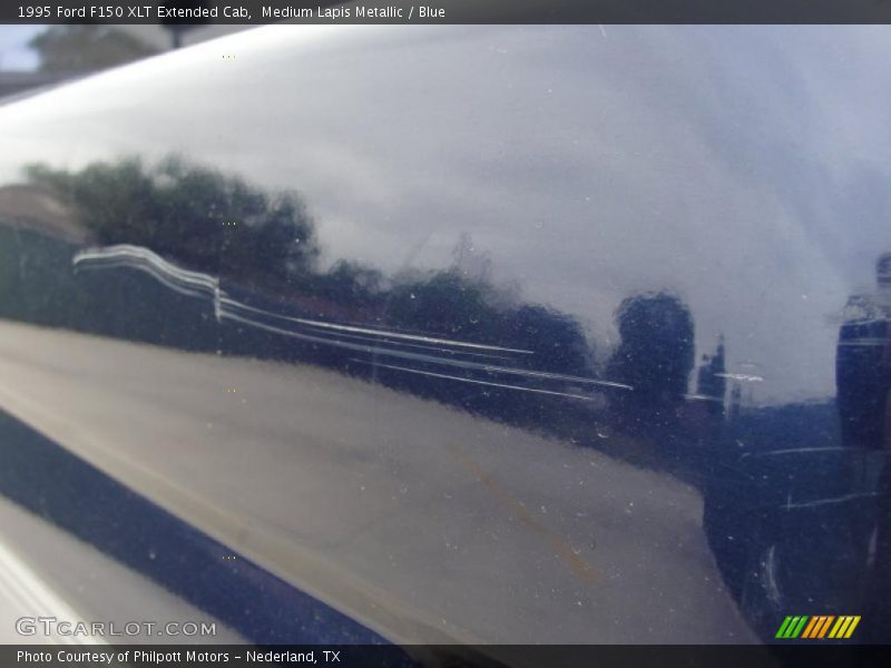 Medium Lapis Metallic / Blue 1995 Ford F150 XLT Extended Cab
