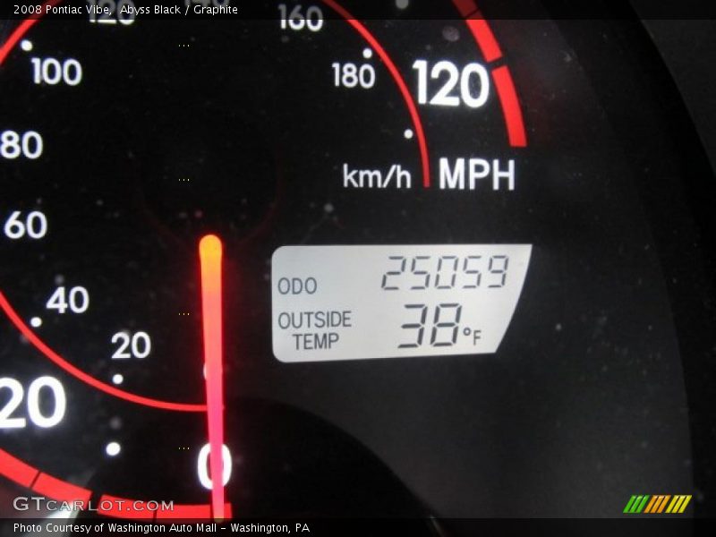 Abyss Black / Graphite 2008 Pontiac Vibe