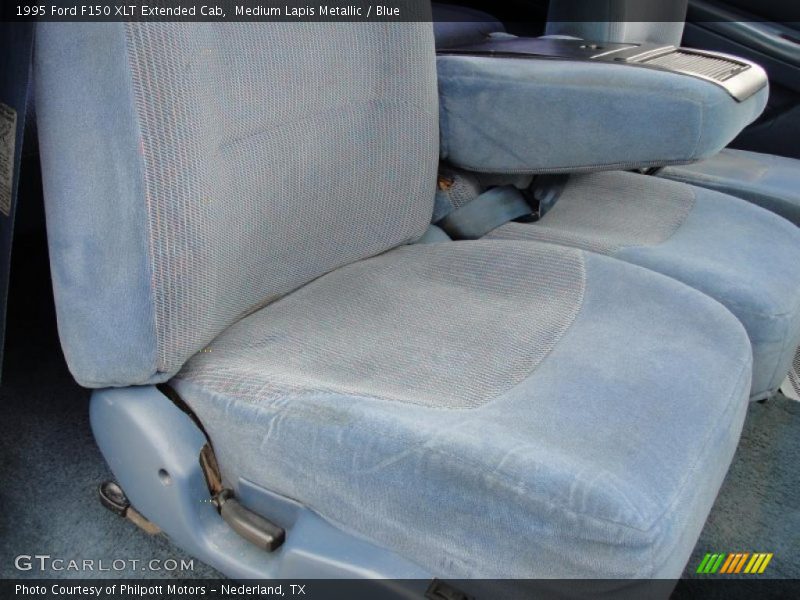 Medium Lapis Metallic / Blue 1995 Ford F150 XLT Extended Cab