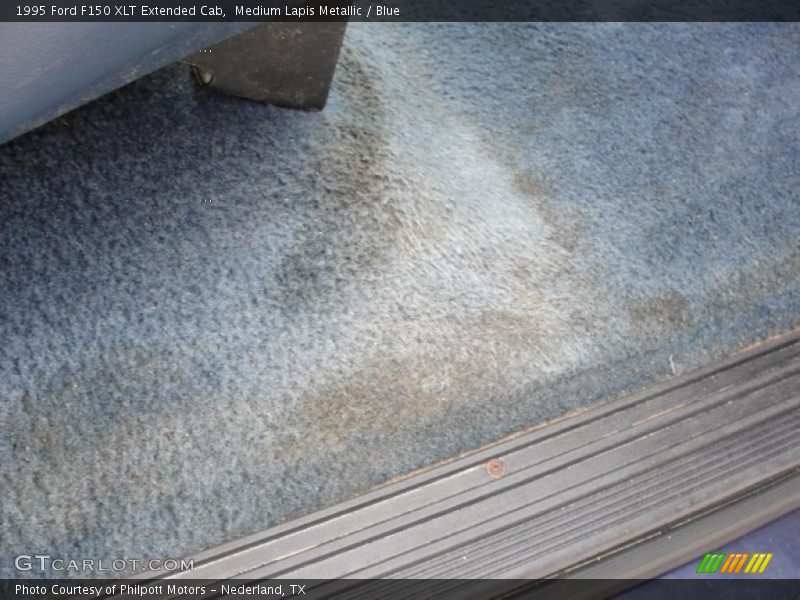 Medium Lapis Metallic / Blue 1995 Ford F150 XLT Extended Cab