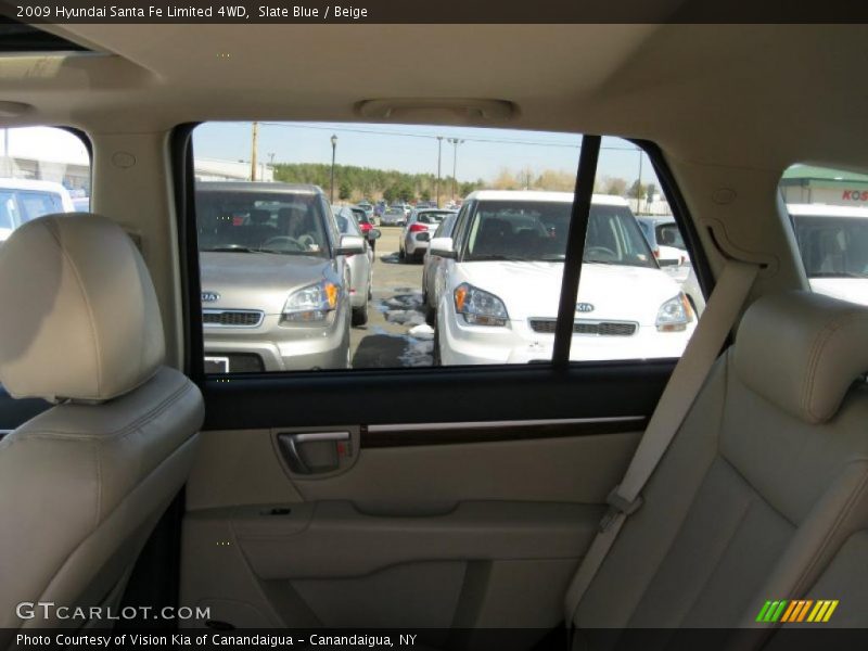 Slate Blue / Beige 2009 Hyundai Santa Fe Limited 4WD