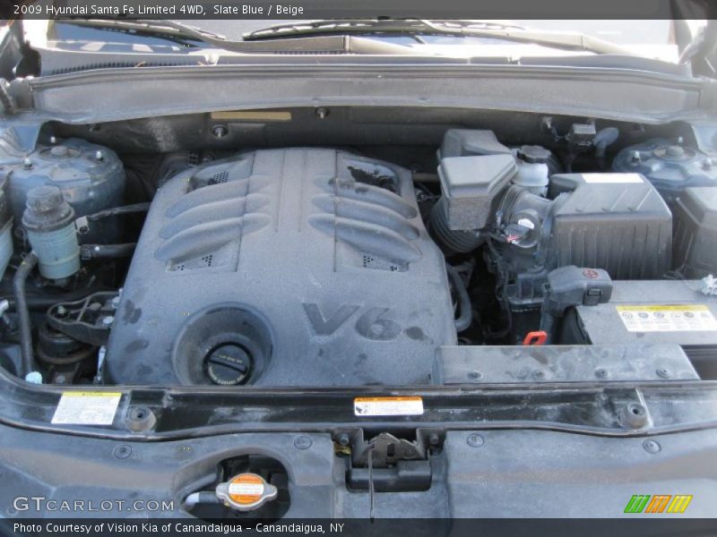 Slate Blue / Beige 2009 Hyundai Santa Fe Limited 4WD