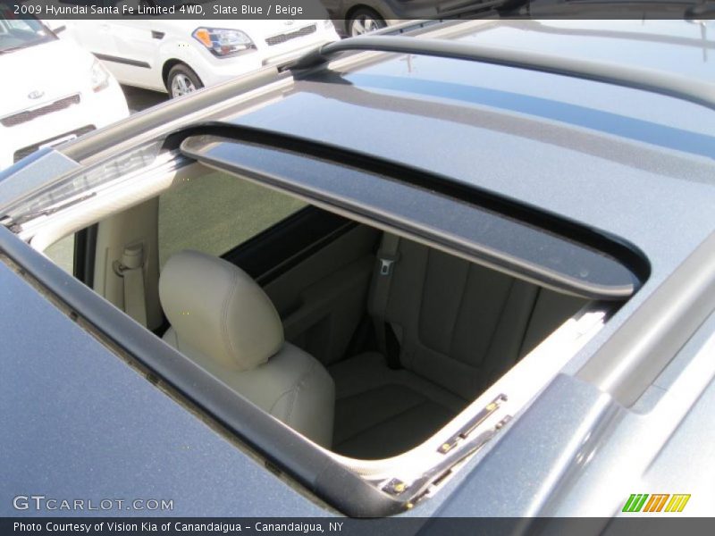 Slate Blue / Beige 2009 Hyundai Santa Fe Limited 4WD