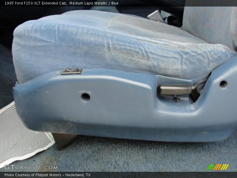 Medium Lapis Metallic / Blue 1995 Ford F150 XLT Extended Cab
