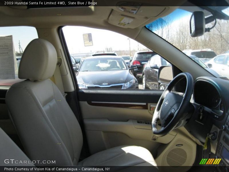 Slate Blue / Beige 2009 Hyundai Santa Fe Limited 4WD