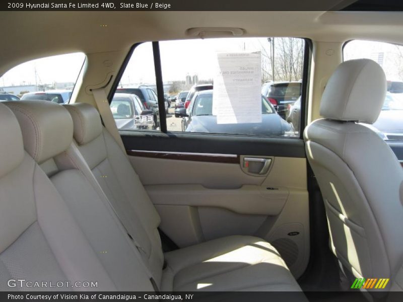 Slate Blue / Beige 2009 Hyundai Santa Fe Limited 4WD