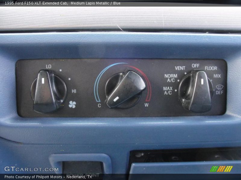 Controls of 1995 F150 XLT Extended Cab