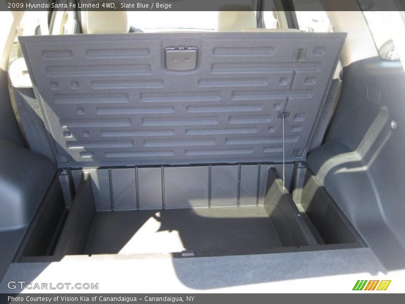 Slate Blue / Beige 2009 Hyundai Santa Fe Limited 4WD