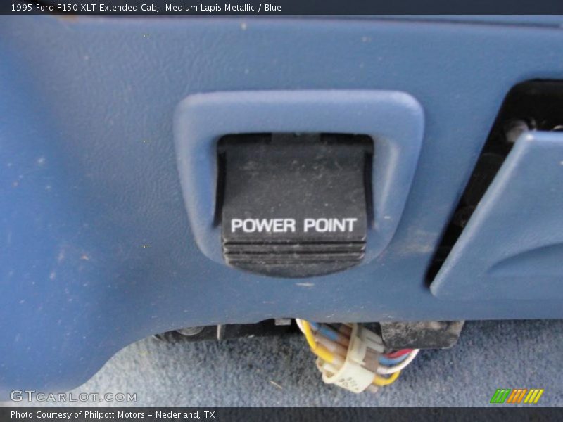 Medium Lapis Metallic / Blue 1995 Ford F150 XLT Extended Cab