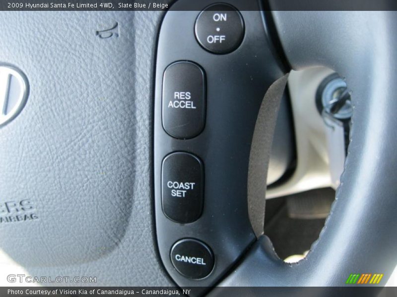 Slate Blue / Beige 2009 Hyundai Santa Fe Limited 4WD