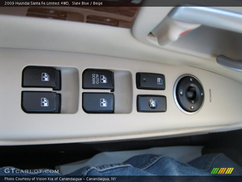 Slate Blue / Beige 2009 Hyundai Santa Fe Limited 4WD