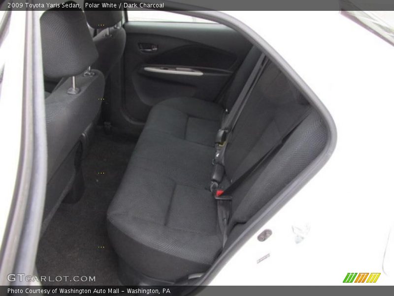 Polar White / Dark Charcoal 2009 Toyota Yaris Sedan