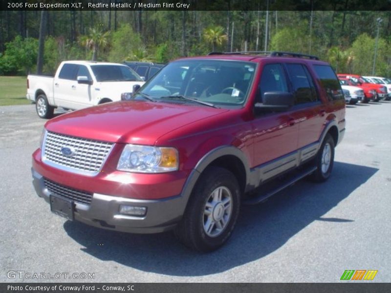 Redfire Metallic / Medium Flint Grey 2006 Ford Expedition XLT
