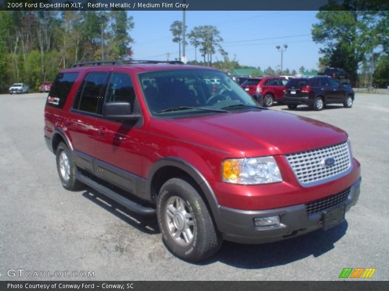 Redfire Metallic / Medium Flint Grey 2006 Ford Expedition XLT