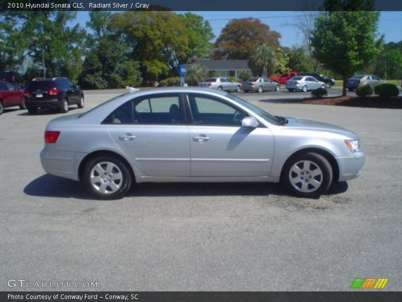 Radiant Silver / Gray 2010 Hyundai Sonata GLS