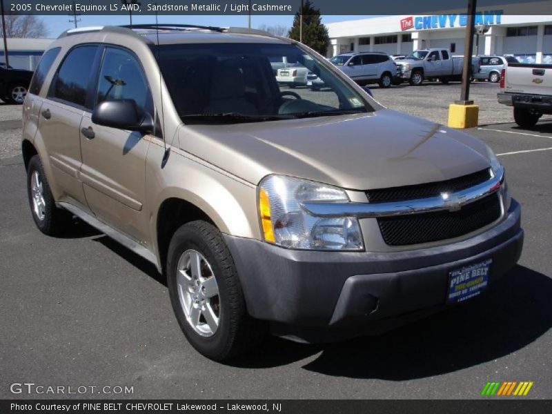 Sandstone Metallic / Light Cashmere 2005 Chevrolet Equinox LS AWD