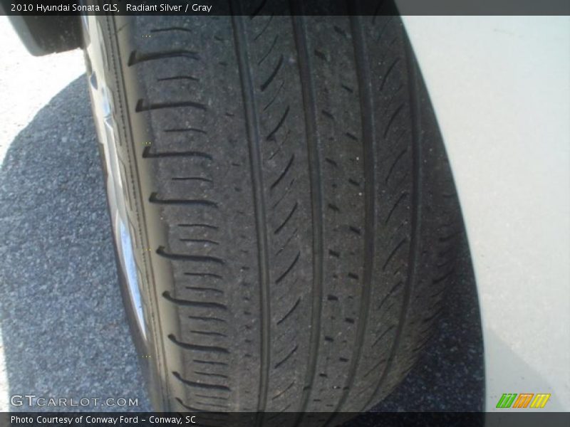 Radiant Silver / Gray 2010 Hyundai Sonata GLS