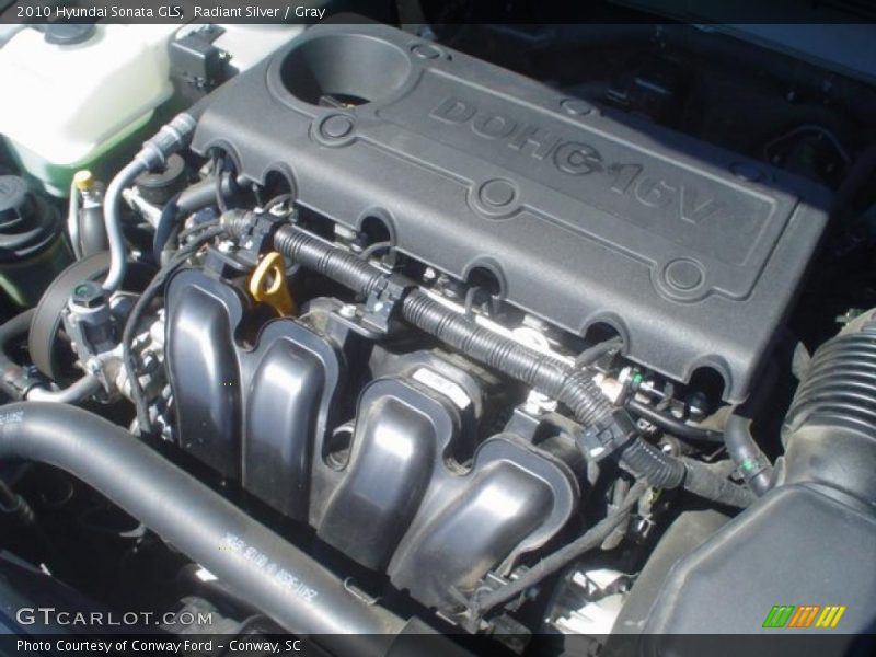 Radiant Silver / Gray 2010 Hyundai Sonata GLS