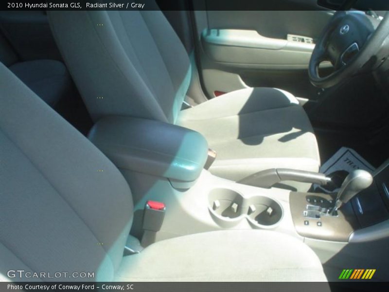 Radiant Silver / Gray 2010 Hyundai Sonata GLS