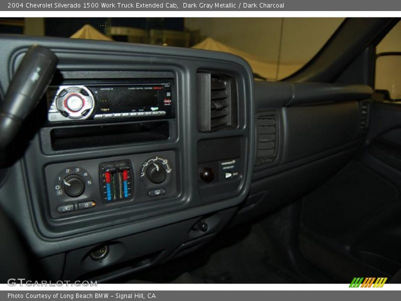 Dark Gray Metallic / Dark Charcoal 2004 Chevrolet Silverado 1500 Work Truck Extended Cab
