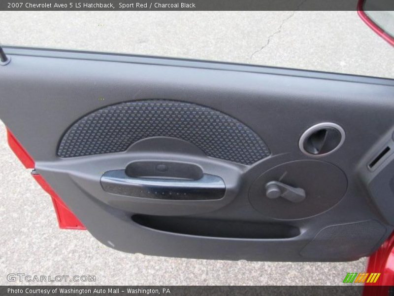 Sport Red / Charcoal Black 2007 Chevrolet Aveo 5 LS Hatchback