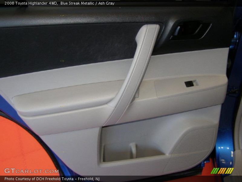Blue Streak Metallic / Ash Gray 2008 Toyota Highlander 4WD