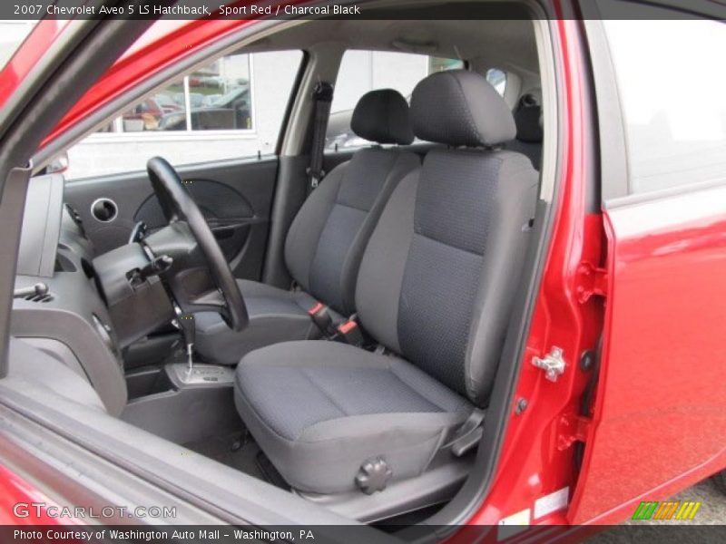 Sport Red / Charcoal Black 2007 Chevrolet Aveo 5 LS Hatchback