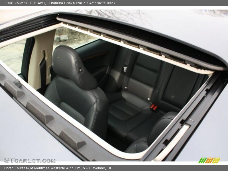 Titanium Gray Metallic / Anthracite Black 2008 Volvo S80 T6 AWD