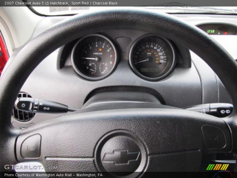 Sport Red / Charcoal Black 2007 Chevrolet Aveo 5 LS Hatchback