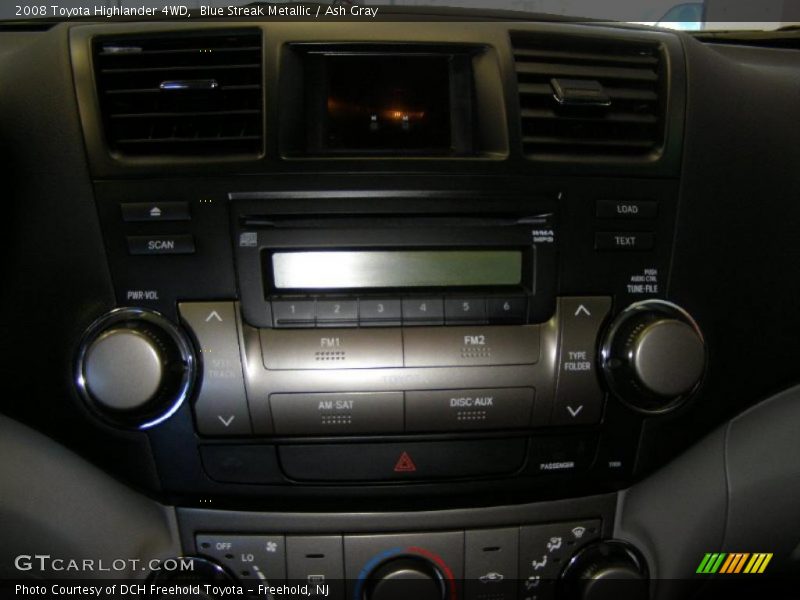 Blue Streak Metallic / Ash Gray 2008 Toyota Highlander 4WD