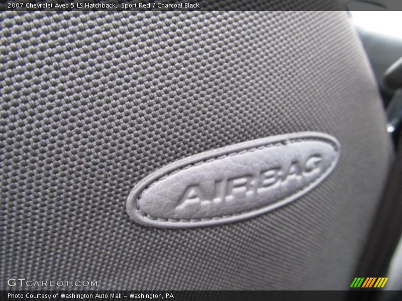 Sport Red / Charcoal Black 2007 Chevrolet Aveo 5 LS Hatchback