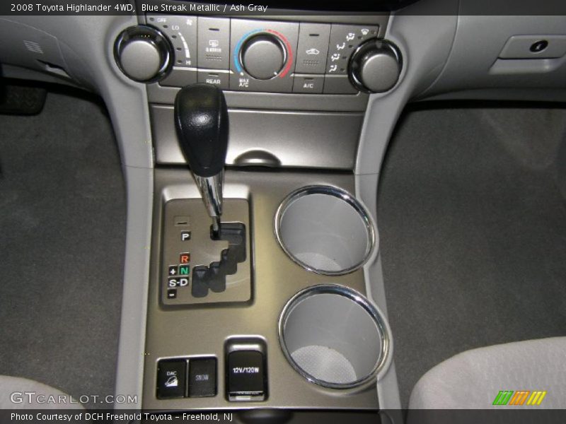 Blue Streak Metallic / Ash Gray 2008 Toyota Highlander 4WD