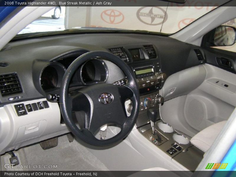 Blue Streak Metallic / Ash Gray 2008 Toyota Highlander 4WD