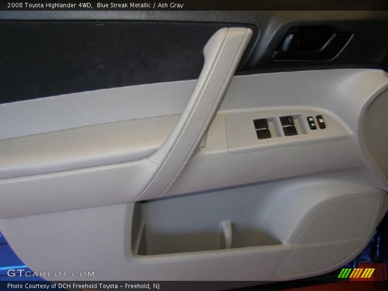 Blue Streak Metallic / Ash Gray 2008 Toyota Highlander 4WD