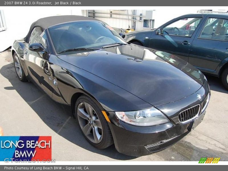 Jet Black / Black 2007 BMW Z4 3.0i Roadster