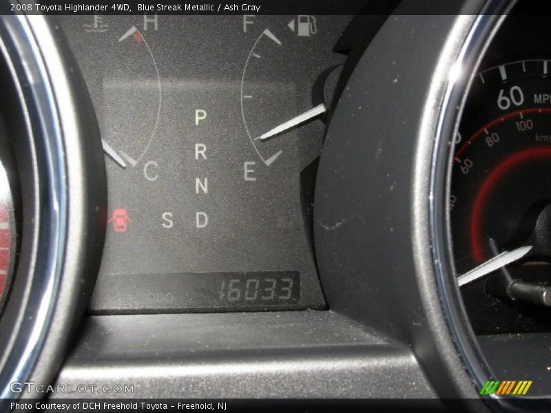 Blue Streak Metallic / Ash Gray 2008 Toyota Highlander 4WD