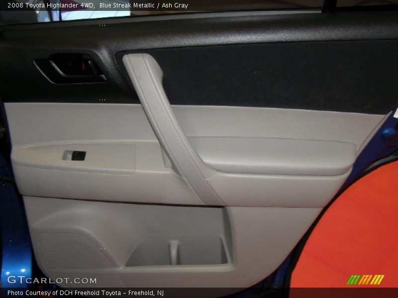 Blue Streak Metallic / Ash Gray 2008 Toyota Highlander 4WD
