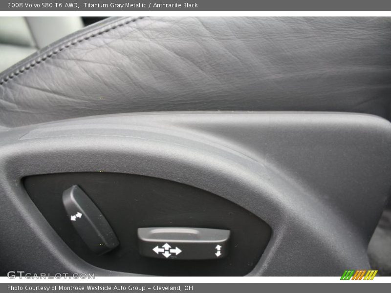 Titanium Gray Metallic / Anthracite Black 2008 Volvo S80 T6 AWD