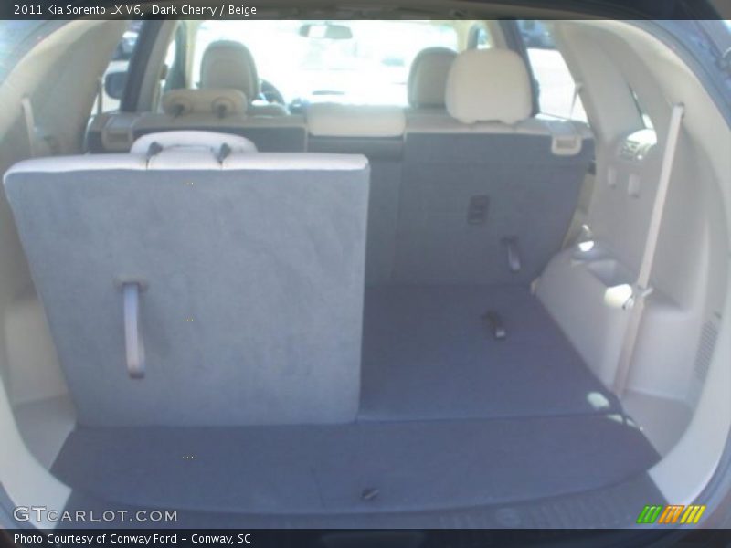 Dark Cherry / Beige 2011 Kia Sorento LX V6