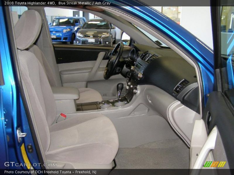 Blue Streak Metallic / Ash Gray 2008 Toyota Highlander 4WD